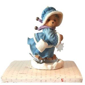 Cherished Teddies 269778 Candace Skating on Holiday Ice 1997 with box